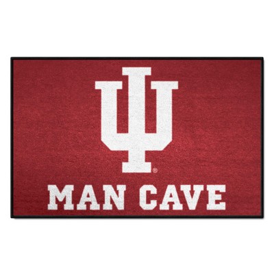 Fan Mats  LLC Indiana Hooisers Starter Mat Man Cave Crimson