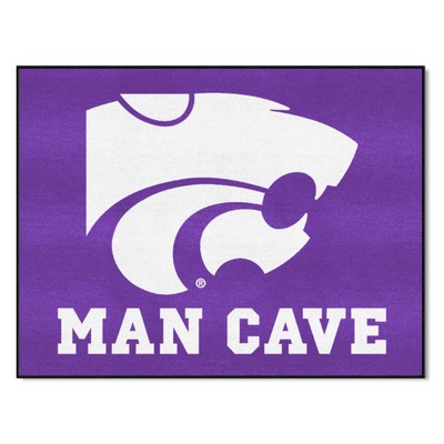 Fan Mats  LLC Kansas State Wildcats All-Star Mat Man Cave Purple