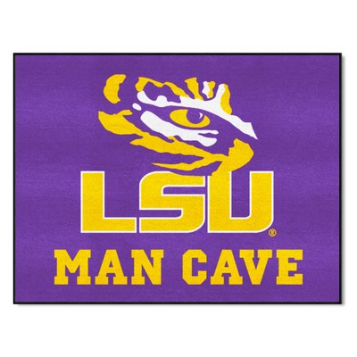 Fan Mats  LLC LSU Tigers All-Star Mat Man Cave Purple
