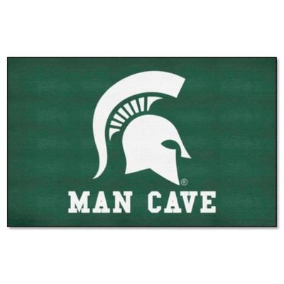 Fan Mats  LLC Michigan State Spartans Ulti-Mat Man Cave Green