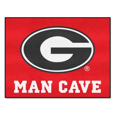 Fan Mats  LLC Georgia Bulldogs All-Star Mat Man Cave Red