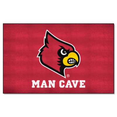 Fan Mats  LLC Louisville Cardinals Ulti-Mat Man Cave Red