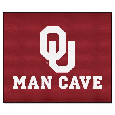 Fan Mats  LLC Oklahoma Sooners Tailgater Mat Man Cave Crimson