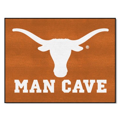 Fan Mats  LLC Texas Longhorns All-Star Mat Man Cave Orange