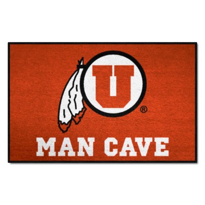 Fan Mats  LLC Utah Utes Starter Mat Man Cave Red