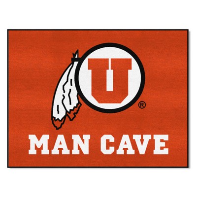 Fan Mats  LLC Utah Utes All-Star Mat Man Cave Red