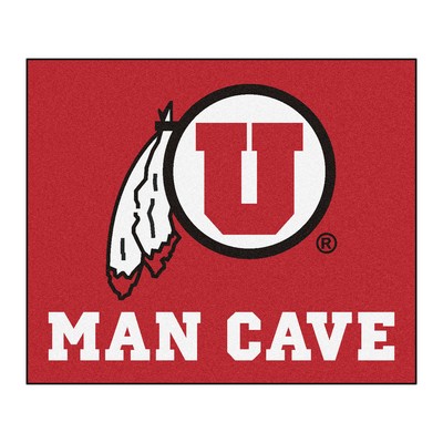 Fan Mats  LLC Utah Utes Tailgater Mat Man Cave Red