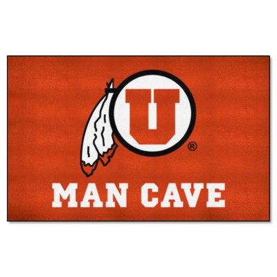 Fan Mats  LLC Utah Utes Ulti-Mat Man Cave Red