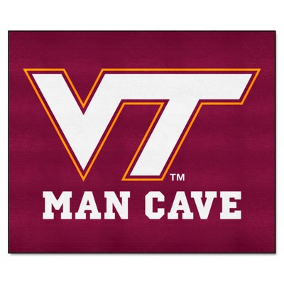 Fan Mats  LLC Virginia Tech Hokies Tailgater Mat Man Cave Maroon
