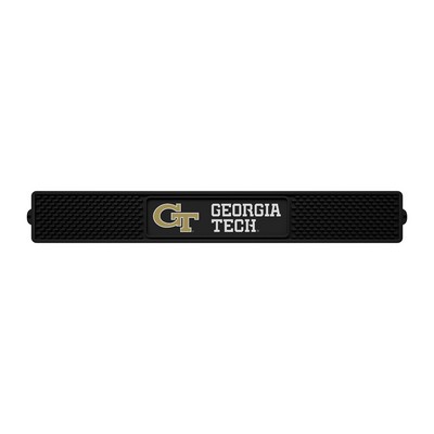 Fan Mats  LLC Georgia Tech Yellow Jackets Drink Mat Black