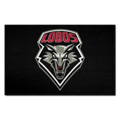 Fan Mats  LLC New Mexico Lobos Starter Mat Black