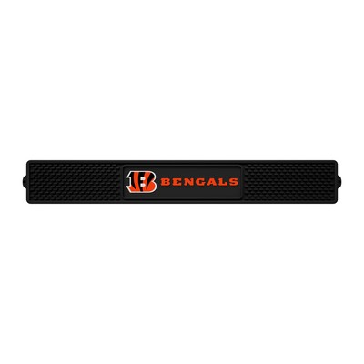 Fan Mats  LLC Cincinnati Bengals Drink Mat Black