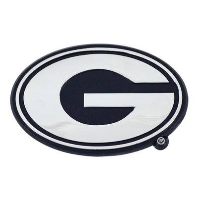 Fan Mats  LLC Georgia Bulldogs Chrome Emblem Chrome