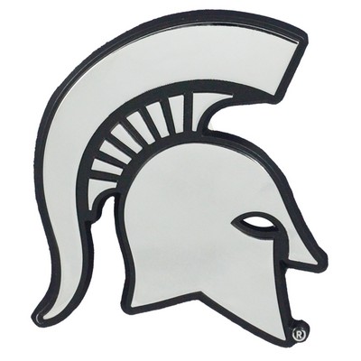 Fan Mats  LLC Michigan State Spartans Chrome Emblem Chrome