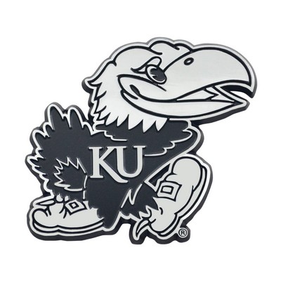Fan Mats  LLC Kansas Jayhawks Chrome Emblem Chrome