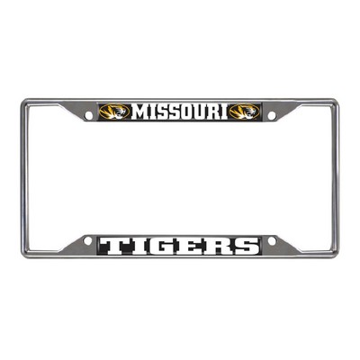 Fan Mats  LLC Missouri Tigers License Plate Frame Chrome