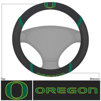 Fan Mats  LLC Oregon Ducks Steering Wheel Cover Black