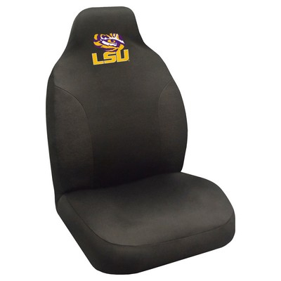 Fan Mats  LLC LSU Tigers Seat Cover Black