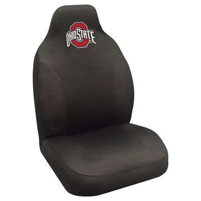 Fan Mats  LLC Ohio State Buckeyes Seat Cover Black