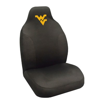 Fan Mats  LLC West Virginia Mountaineers Seat Cover Black