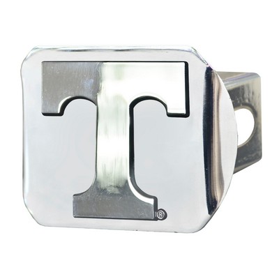 Fan Mats  LLC Tennessee Volunteers Hitch Cover Chrome Chrome