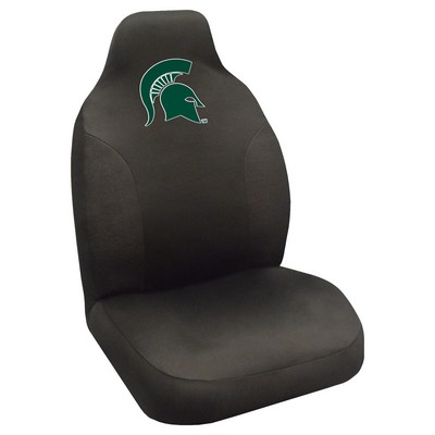 Fan Mats  LLC Michigan State Spartans Seat Cover Black
