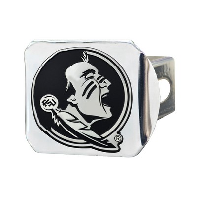 Fan Mats  LLC Florida State Seminoles Hitch Cover Chrome Chrome