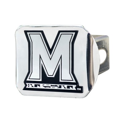 Fan Mats  LLC Maryland Terrapins Hitch Cover Chrome Chrome