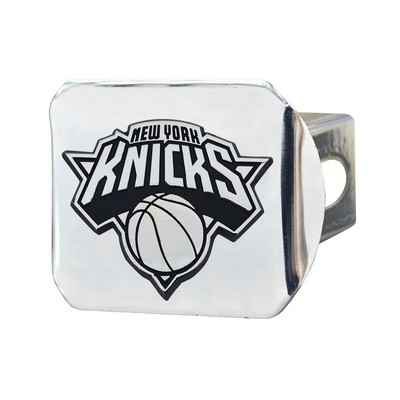 Fan Mats  LLC New York Knicks Hitch Cover Chrome Chrome