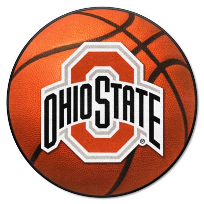 Fan Mats  LLC Ohio State Buckeyes Basketball Mat Orange