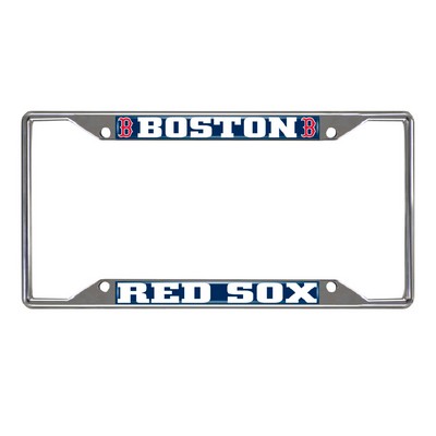 Fan Mats  LLC Boston Red Sox License Plate Frame Navy