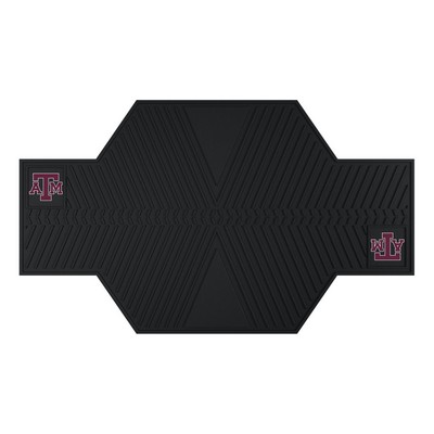 Fan Mats  LLC Texas A&M Aggies Motorcycle Mat Black