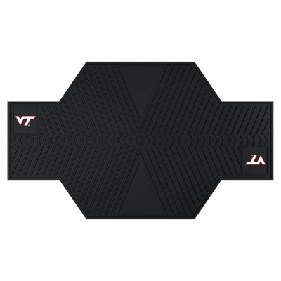 Fan Mats  LLC Virginia Tech Hokies Motorcycle Mat Black