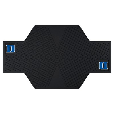Duke Blue Devils Motorcycle Mat Black Fan Mats LLC Duke Blue Devils Motorcycle Mat Black