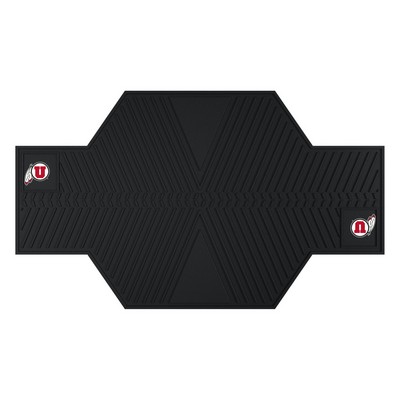 Fan Mats  LLC Utah Utes Motorcycle Mat Black