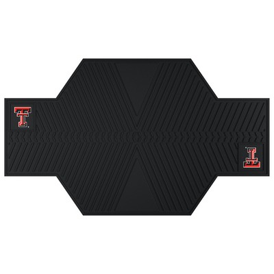 Fan Mats  LLC Texas Tech Red Raiders Motorcycle Mat Black