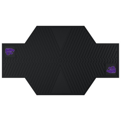 Fan Mats  LLC Kansas State Wildcats Motorcycle Mat Black