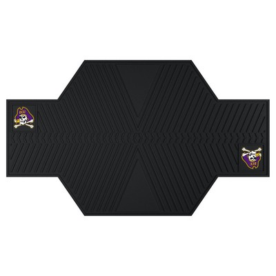 Fan Mats  LLC East Carolina Pirates Motorcycle Mat Black