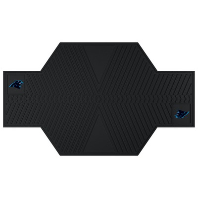 Fan Mats  LLC Carolina Panthers Motorcycle Mat Black