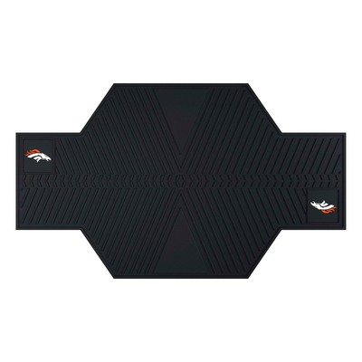 Fan Mats  LLC Denver Broncos Motorcycle Mat Black