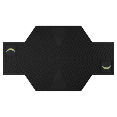 Fan Mats  LLC Los Angeles Chargers Motorcycle Mat Black