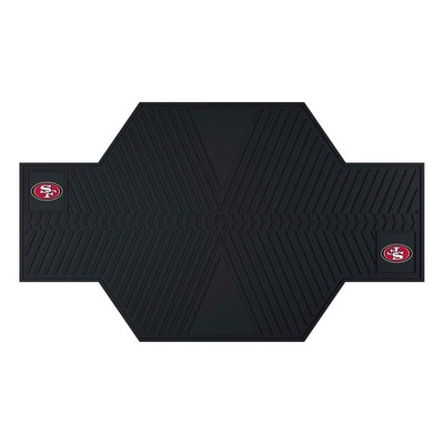 Fan Mats  LLC San Francisco 49ers Motorcycle Mat Black