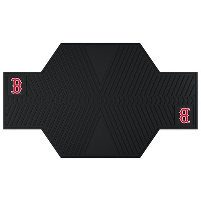 Fan Mats  LLC Boston Red Sox Motorcycle Mat Black