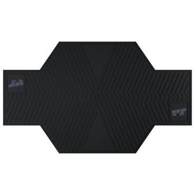 Fan Mats  LLC New York Mets Motorcycle Mat Black