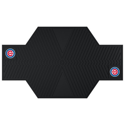 Fan Mats  LLC Chicago Cubs Motorcycle Mat Black