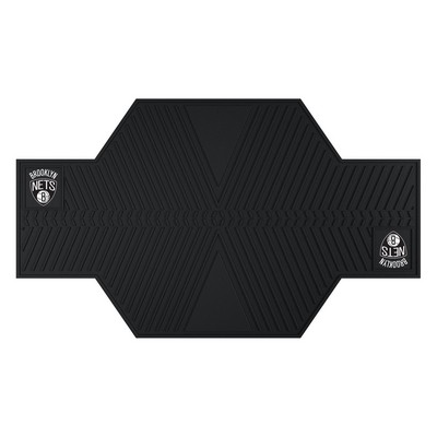 Fan Mats  LLC Brooklyn Nets Motorcycle Mat Black