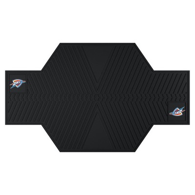Fan Mats  LLC Oklahoma City Thunder Motorcycle Mat Black