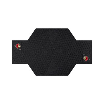 Fan Mats  LLC Ottawa Senators Motorcycle Mat Black