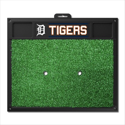 Fan Mats  LLC Detroit Tigers Golf Hitting Mat Green