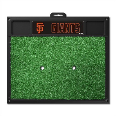 Fan Mats  LLC San Francisco Giants Golf Hitting Mat Black